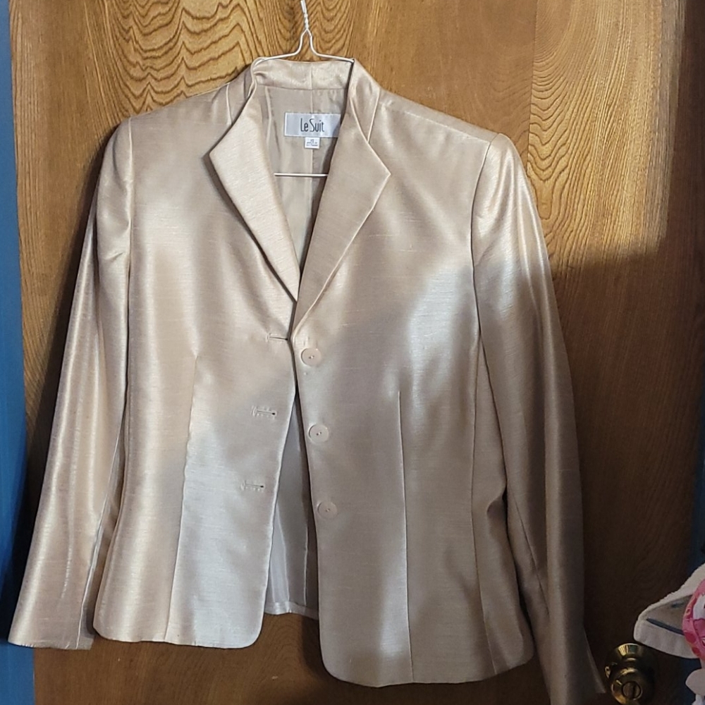 Golden suit jacket